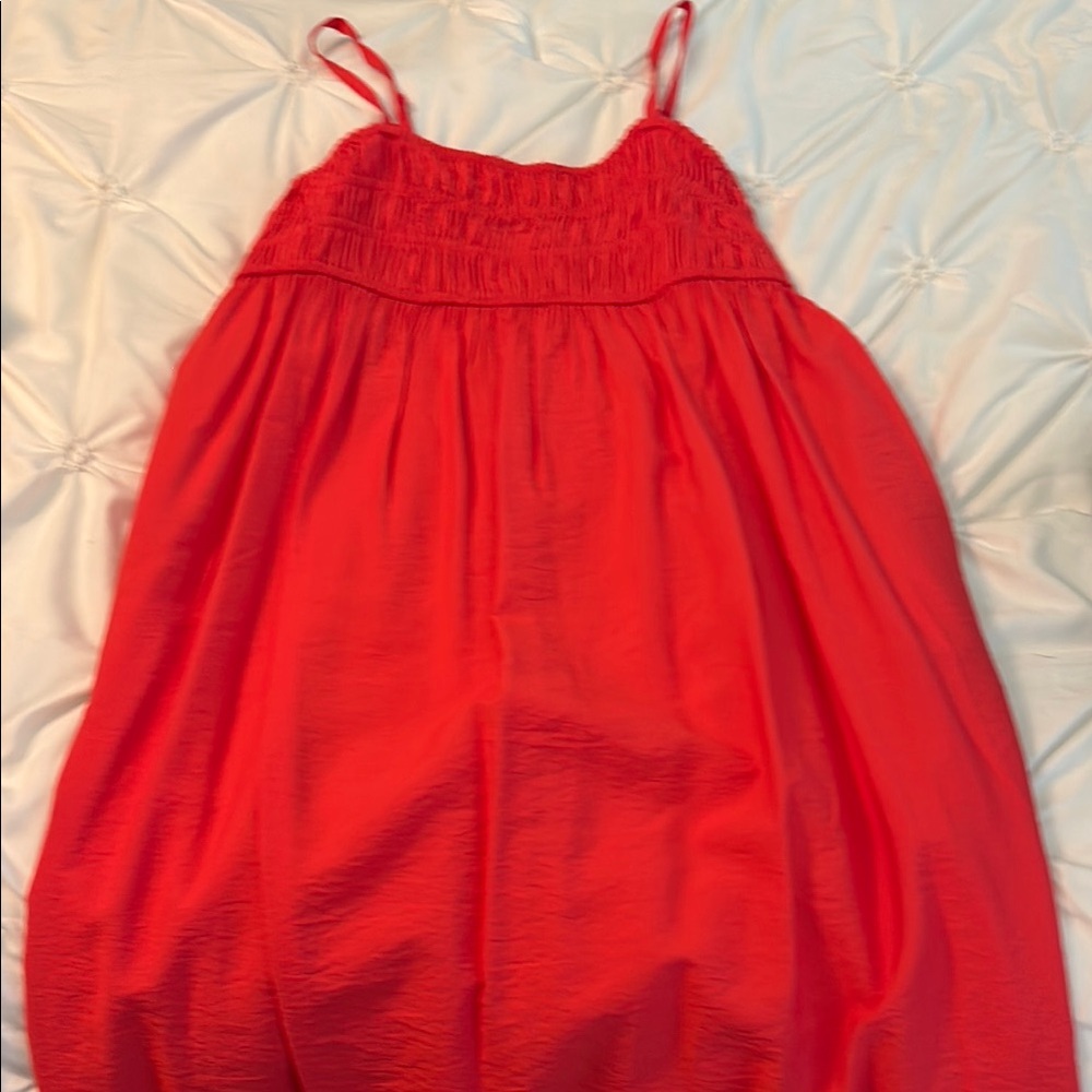 Red Sleeveless maxi Dress